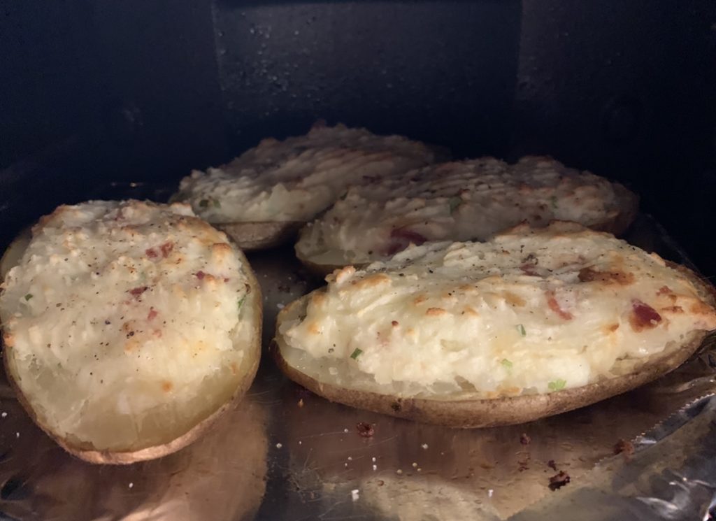Twice-baked potatoes…not just a catered sit-down dinner side-dish